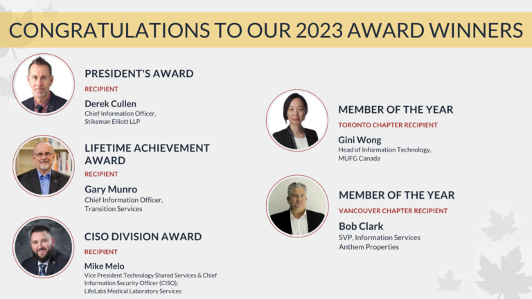 The Cio Association Of Canada Announces 2023 Impact Award Winners Cio Association Of Canada 4193